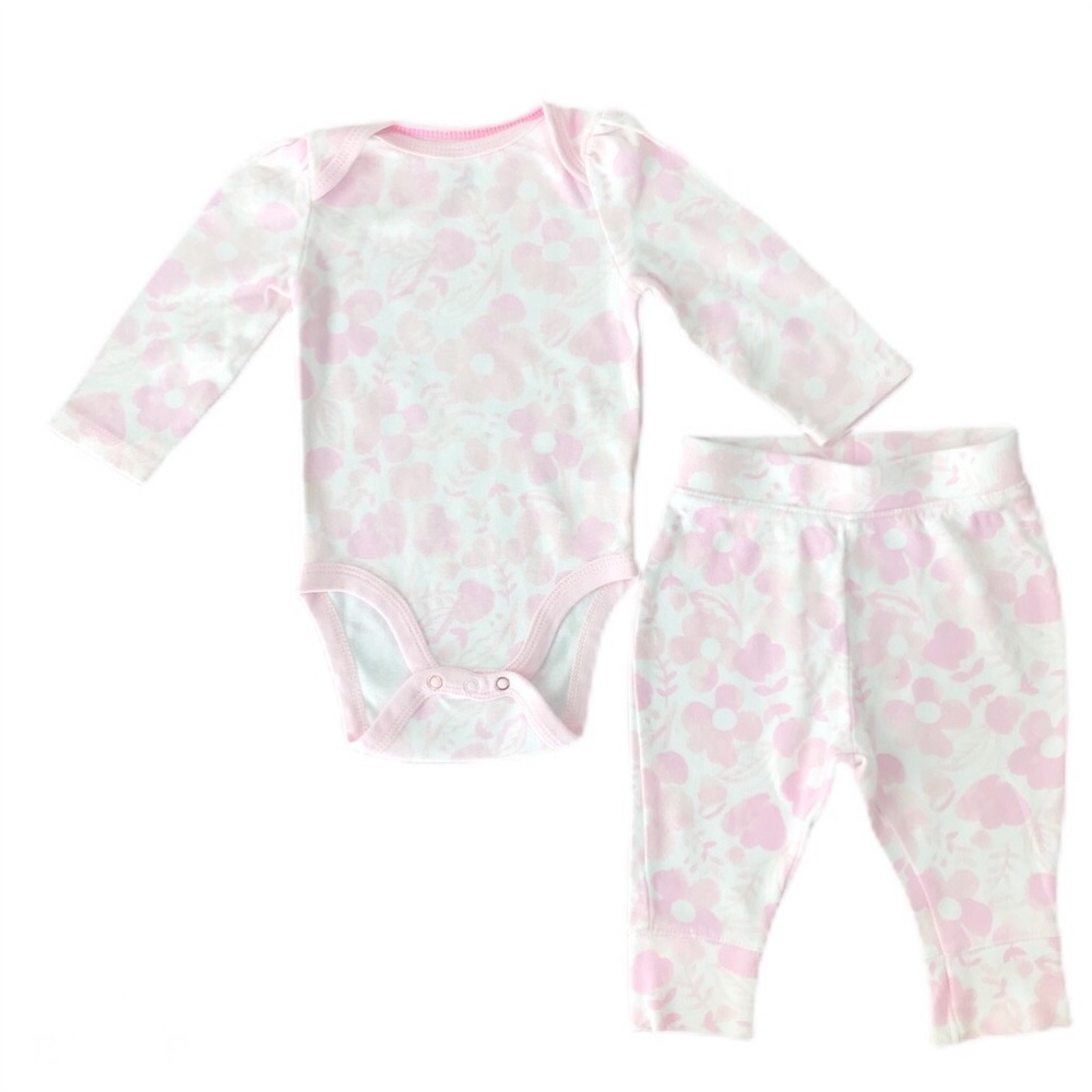 Set of Three Long-sleeves Onesies / Two Pants. - Picture 2 of 4